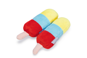 Beeztees Köpek Oyuncağı, Dondurma, Peluş, Renkli, 2 Adet, 18x12x4,5cm