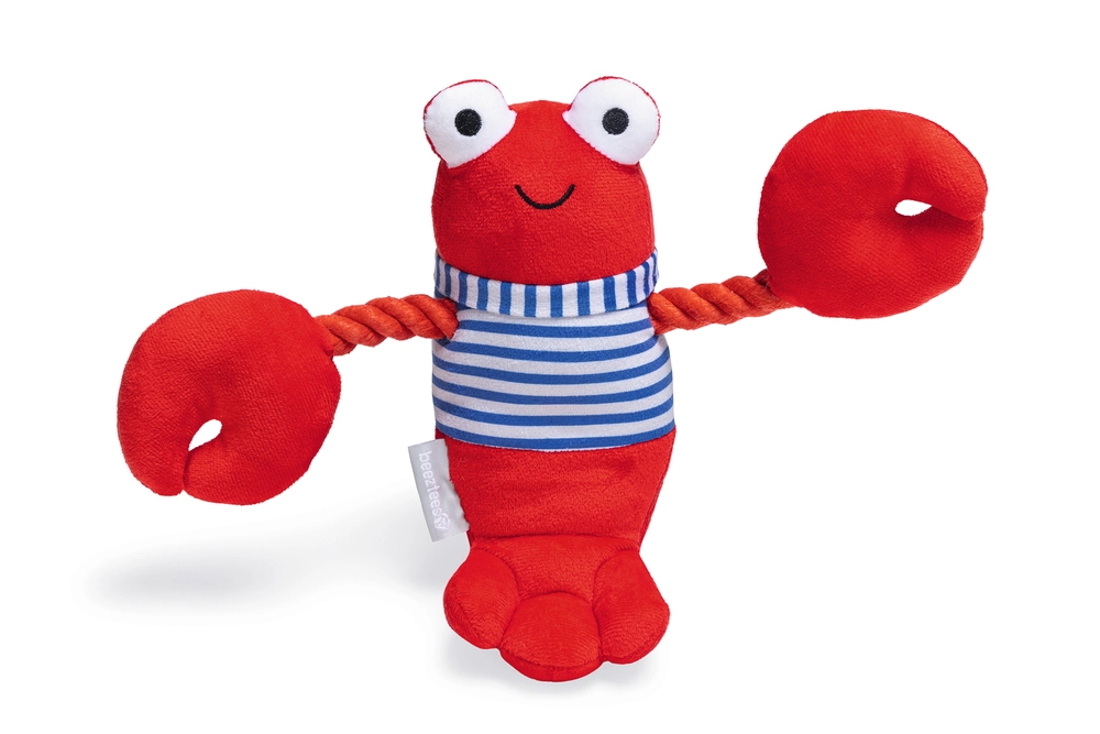 Beeztees Köpek Oyuncağı, Istakoz, Peluş, Kırmızı, 24x38x13cm - 3