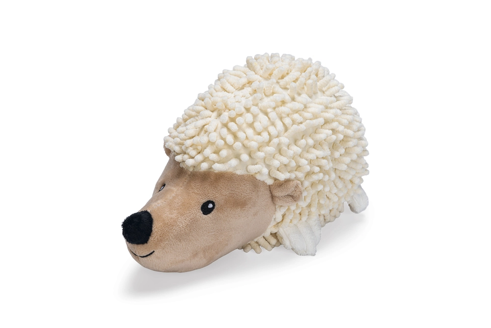 Beeztees Köpek Oyuncağı, Kirpi, Peluş, Beyaz, 26x14x15cm - 5