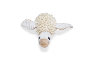 Beeztees Köpek Oyuncağı, Sesli, Ördek, Peluş, Beyaz, 33x33x9cm - 3