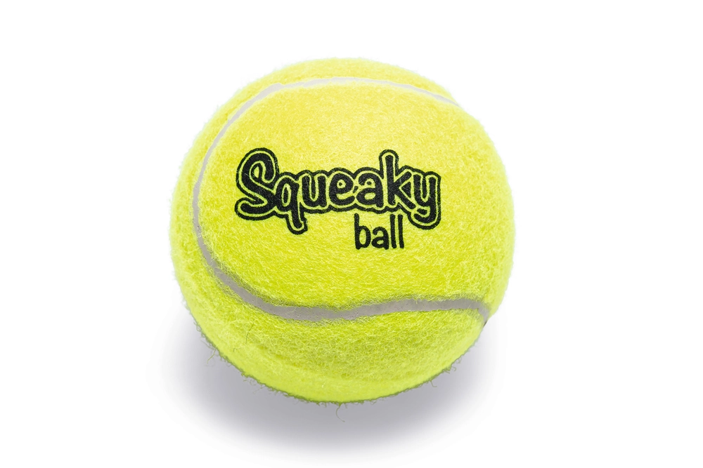 Beeztees Köpek Oyuncağı, Sesli, Tenis Topu, Sarı, 2 Adet, 8cm - 1