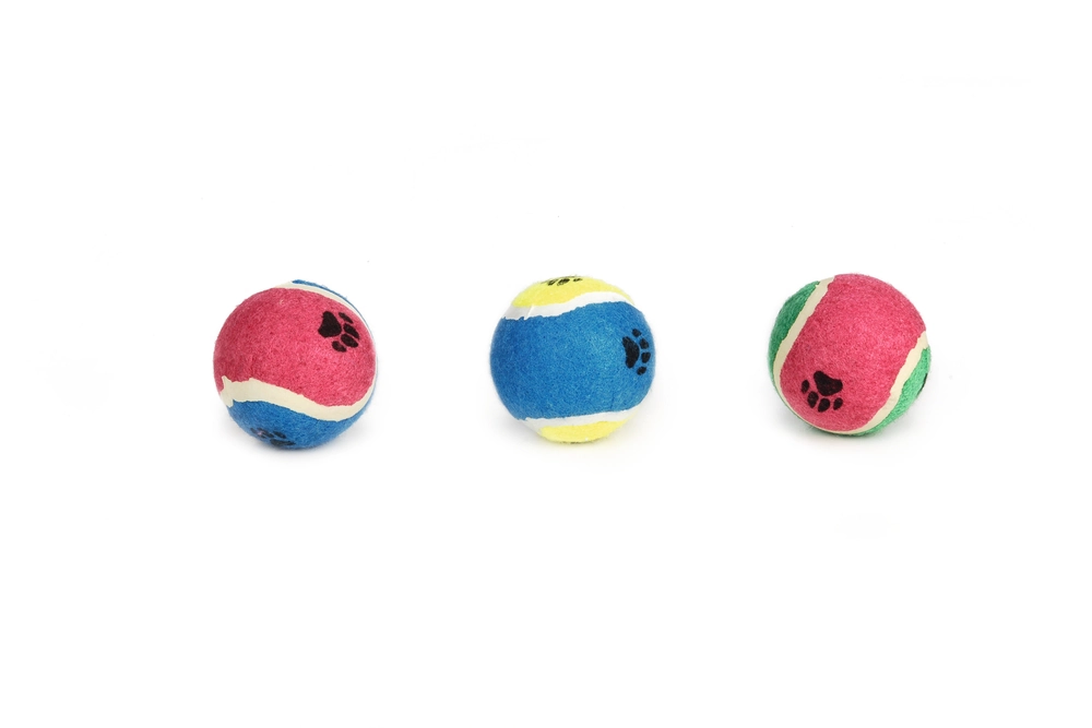 Beeztees Köpek Oyuncağı, Tenis Topu, Çeşitli Renklerde, 6,5cm - 1