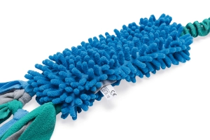 Beeztees Köpek Oyuncağı, Tut Getir, Peluş, Mavi-Yeşil, 70x10x3cm - 2