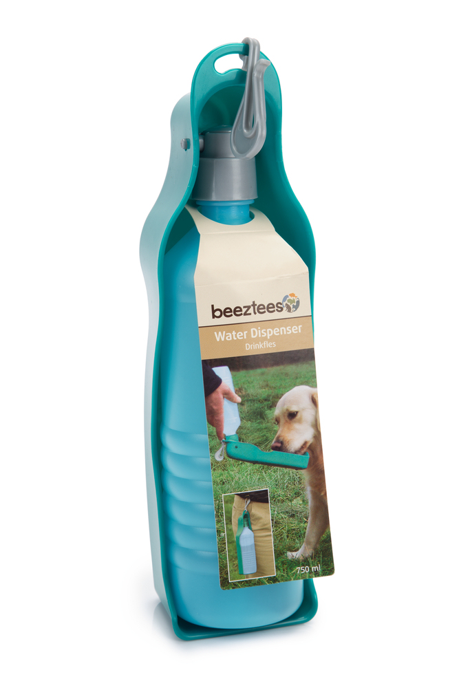 Beeztees Köpek Seyahat Su Şişesi, Mavi, 29,5x8,5x7,5cm, 750ml - 3
