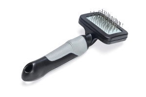 Beeztees Köpek Tarağı, Kolay Tarama, SM, Siyah Gri, 17,5cm, 17,5x7x3cm