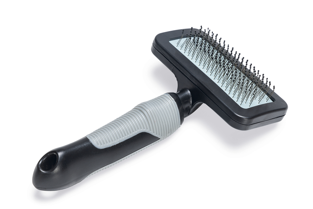 Beeztees Köpek Tarağı, Kolay Tarama, SM, Siyah Gri, 18cm, 18x10x2cm - 1