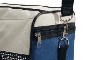 Beeztees Köpek Taşıma ve Seyahat Çantası, Krem/Mavi, 43x25x27cm - 2