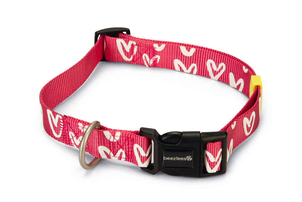 Beeztees Köpek Tasması, Pembe, 48-70cm, 25mm - 2