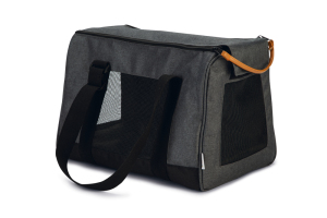 Beeztees Köpek veya Kedi Taşıma Çantası, 5Kg'ye kadar, Antrasit, 40x20x29cm
