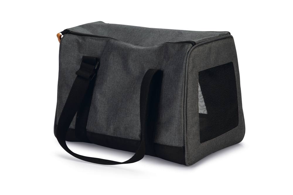 Beeztees Köpek veya Kedi Taşıma Çantası, 5Kg'ye kadar, Antrasit, 40x20x29cm - 2