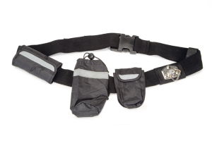 Beeztees Köpek Yürüyüş ve Koşu Şok Emicili Gezdirme Kayışı ve Bel Kemeri, Siyah, 100-130cm, 25mm - 3