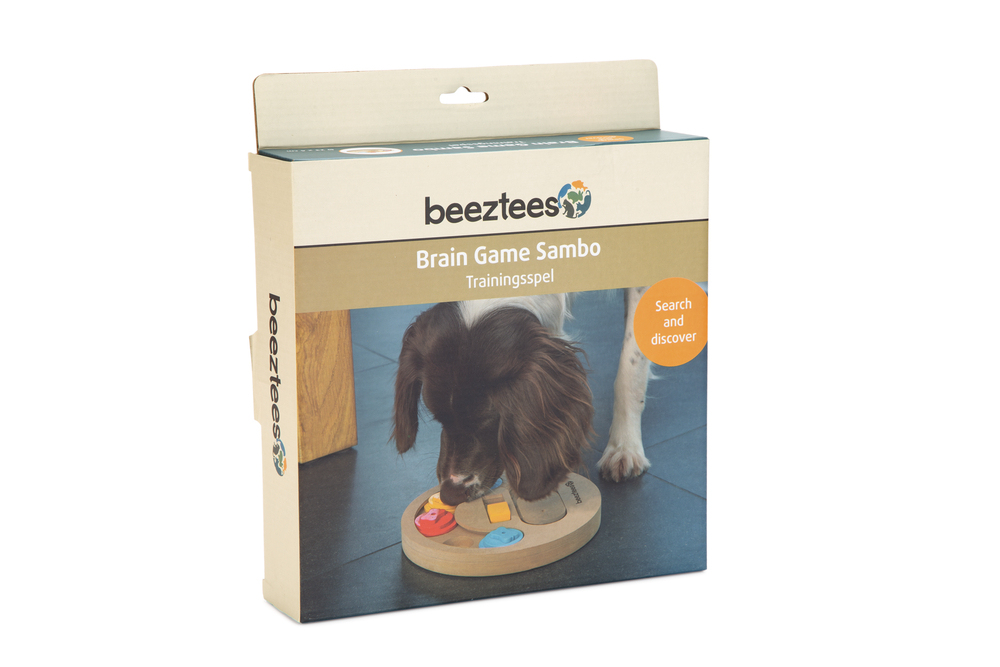 Beeztees Köpek Zeka Geliştirme Oyuncağı, Ahşap, 23x23x3cm - 3