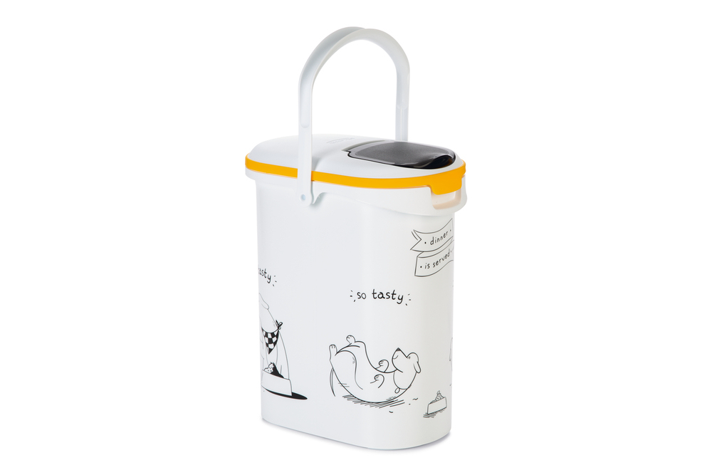 Beeztees Mama Saklama Kabı, Plastik, Beyaz, 10L - 2