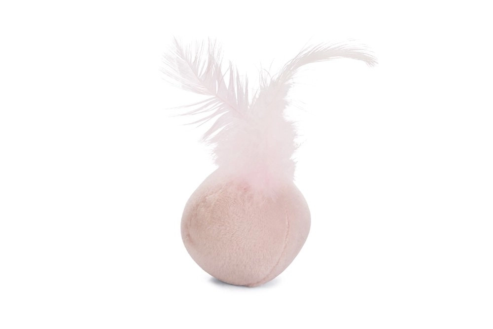 Beeztees Peluş Tüylü Yavru Kedi Oyuncağı 5cm Pembe - 1