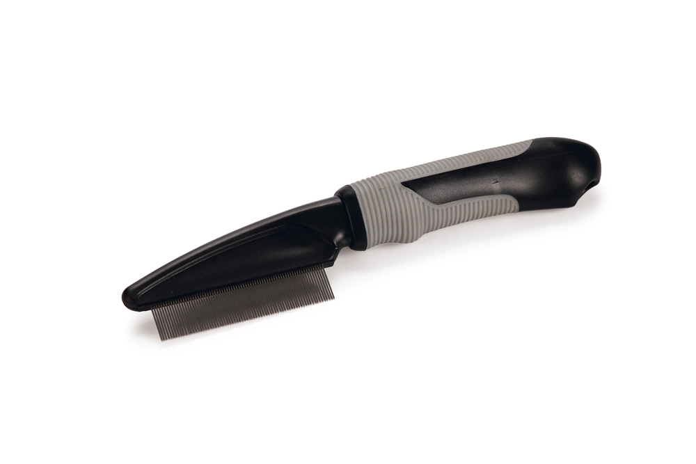 Beeztees Pire Temizleme Tarağı, Siyah, L, 21cm - 4