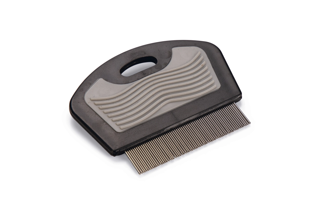 Beeztees Pire Temizleme Tarağı, Siyah, S, 7cm - 3