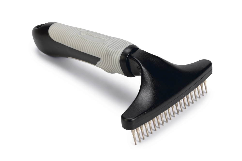 Beeztees Sık Alt Kürklü Köpek Tarağı, 15,5cm , 15,5x11x5cm - 1