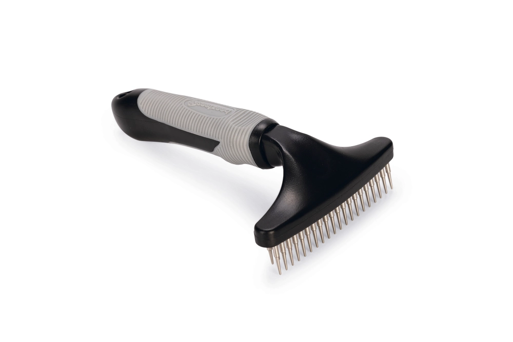 Beeztees Sık Alt Kürklü Köpek Tarağı, Çift Sıralı, 16,5cm , 16,5x10,5x3cm - 1