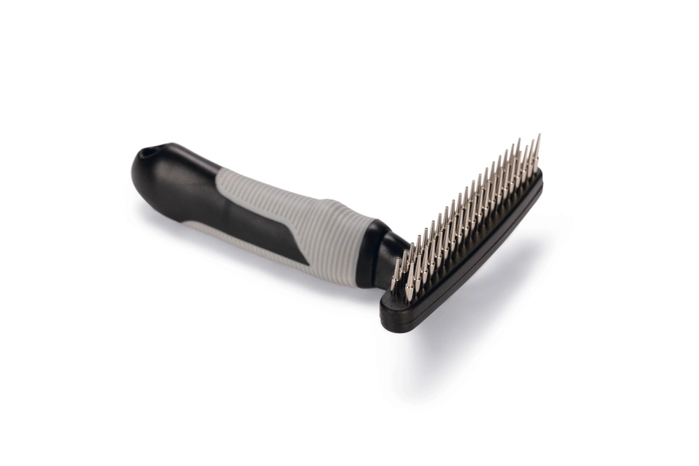 Beeztees Sık Alt Kürklü Köpek Tarağı, Çift Sıralı, 16,5cm , 16,5x10,5x3cm - 2