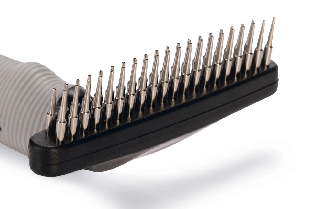 Beeztees Sık Alt Kürklü Köpek Tarağı, Çift Sıralı, 16,5cm , 16,5x10,5x3cm - 3