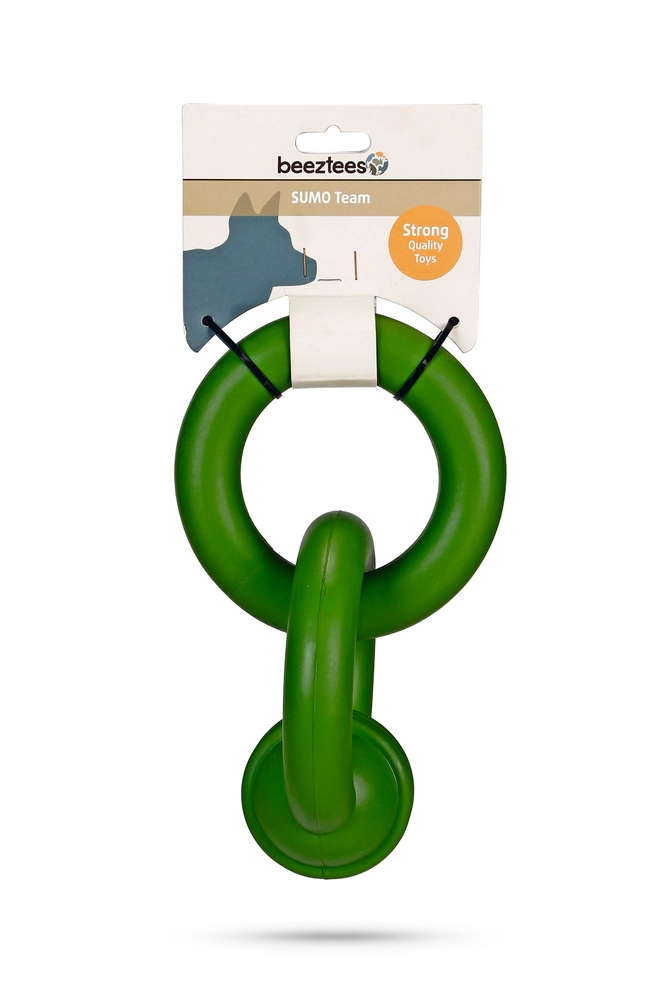 Beeztees Sumo Dayanıklı Dental Oyuncak Yeşil 24x1 - 1