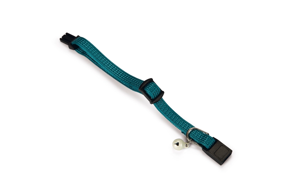 Beeztees Yavru Kedi Boyun Tasması, Zilli, Yeşil, 15-22cm - 3