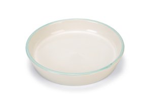 Beeztees Yavru Kedi Mama Su Kabı, Seramik, Gri Mint, 17,5cmx3,5cm