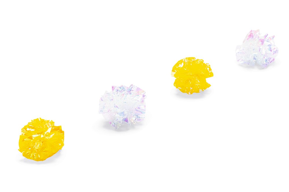 Beeztees Yavru Kedi Oyuncağı, hışırtılı Top, 5cm - 1