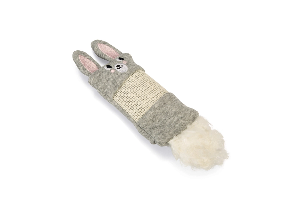 Beeztees Yavru Kedi Oyuncağı, Tavşan, Kumai-Sisal, Hışırtılı, 20x5x3cm - 1