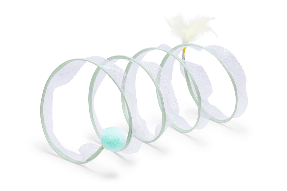 Beeztees Yavru Kedi Tüneli, Spiral Şeklinde, 60x25x25cm - 1