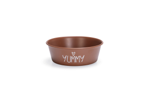 Beeztees Yavru Köpek Mama Su Kabı, Paslanmaz Çelik, Kaymaz Taban, Kiremit, 13cm, 470ml