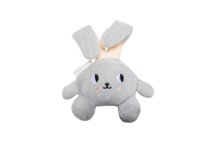 Beeztees Yavru Köpek Oyuncağı, Tavşan, Peluş, Gri, 15x9x4cm