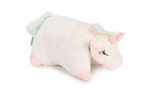 Beeztees Yavru Köpek Oyuncağı, Unicorn, Isıtıcılı, Peluş, Beyaz, 34x33x12cm - 6