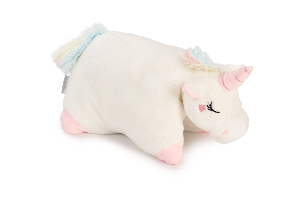 Beeztees Yavru Köpek Oyuncağı, Unicorn, Isıtıcılı, Peluş, Beyaz, 34x33x12cm - 6