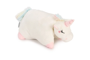Beeztees Yavru Köpek Oyuncağı, Unicorn, Isıtıcılı, Peluş, Beyaz, 34x33x12cm - 1