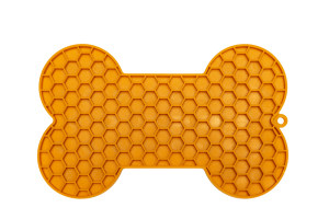 Beeztees Yavru Köpek Yaş Mama Yeme Oyuncağı, Kemik Şeklinde, Silikon, Turuncu, 18x11cm - 5