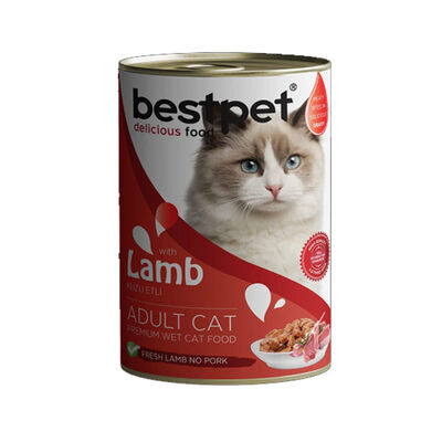 Best Pet Kuzu Etli Kedi Yaş Maması 400 GR - 1