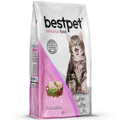 Best Pet Tavuklu Ve Pirinçli Yavru Kedi Maması 1 KG - 1