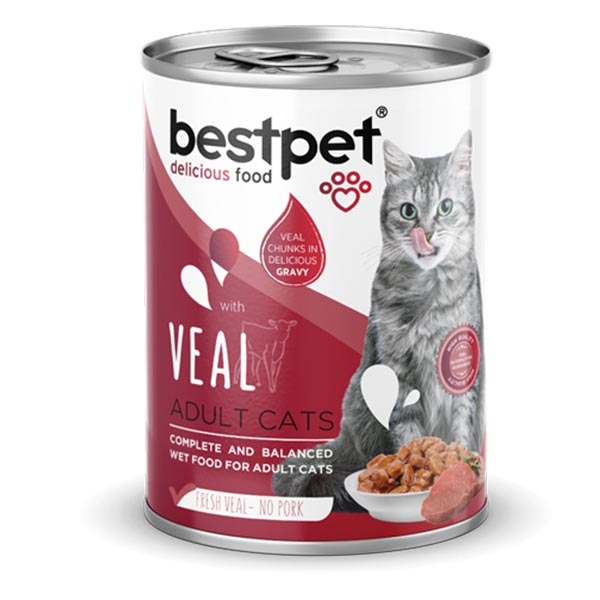 BestPet Dana Etli Yetişkin Kedi Yaş Maması 400 g