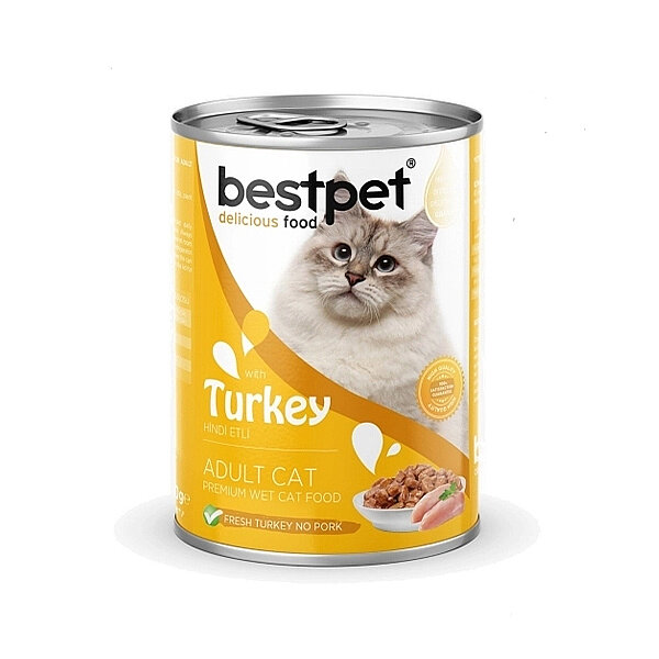 BestPet Gravy Hindi Etli Yetişkin Kedi Konservesi Gravy 400gr