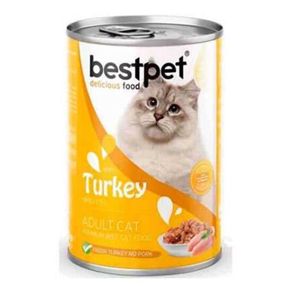 BestPet Hindi Etli Yetişkin Kedi Yaş Maması 400 g