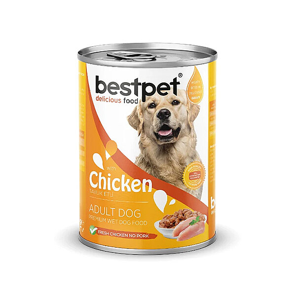 BestPet Gravy Tavuk Etli Yetişkin Köpek Konservesi 400gr