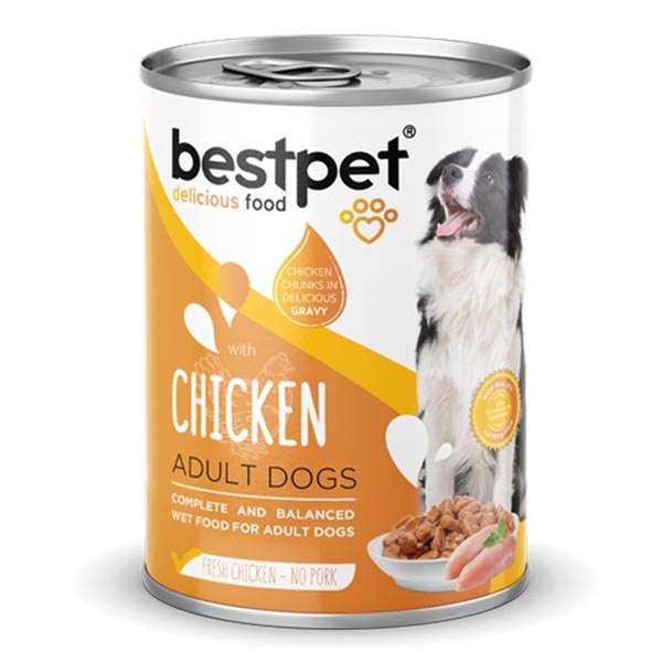 BestPet Tavuklu Yetişkin Köpek Yaş Maması 400 g