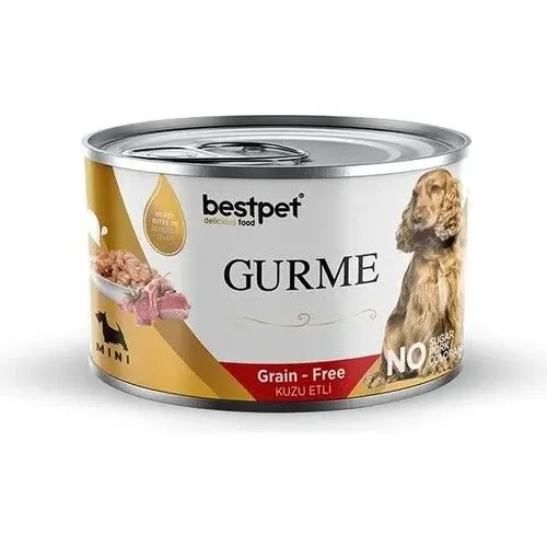 Bestpet Gurme Mini Irk Kuzu Etli Jelly Köpek Konservesi 200 gr