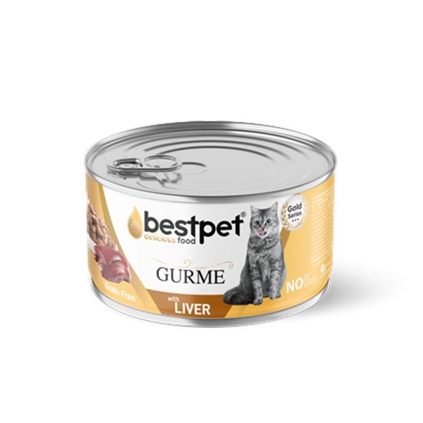 BestPet Gurme Tahılsız Ciğerli Jöleli Yetişkin Kedi Yaş Maması 100 g