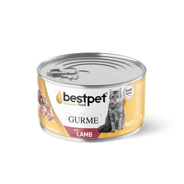 BestPet Gurme Tahılsız Kuzu Etli Jöleli Yetişkin Kedi Yaş Maması 100 g