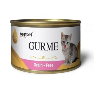 BestPet Gurme Tahılsız Jelly Tavuklu Yavru Kedi Konservesi 100 Gr