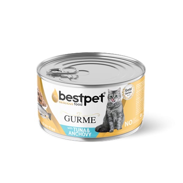 BestPet Gurme Tahılsız Ton Balıklı Jöleli Yetişkin Kedi Yaş Maması 100 g - 1