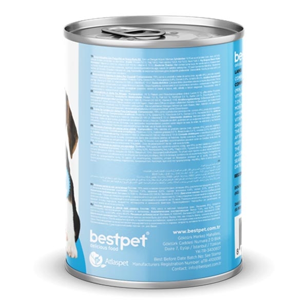 BestPet Kuzu Etli Yavru Köpek Yaş Maması 400 g - 2