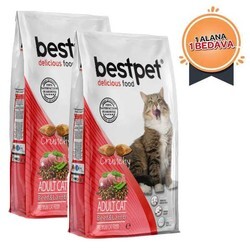 Bestpet Kuzu Ve Dana Etli Yetişkin Kedi Maması 400 GR + 400 GR HEDİYELİ